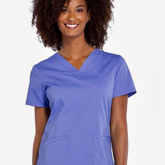 Cherokee Workwear Professionals Scrubs Top - Picture 2 of 7